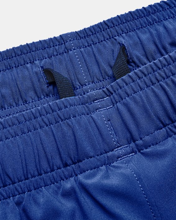 Men's UA HIIT Woven Colorblock Shorts, Blue, pdpMainDesktop image number 4